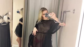 (2024) Transparent Clothes with Moonsi | See-Through Try On Haul At The Mall [4K]