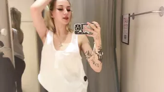 (2024) Transparent Clothes with Moonsi | See-Through Try On Haul At The Mall [4K]