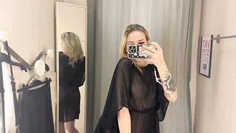 (2024) Transparent Clothes with Moonsi | See-Through Try On Haul At The Mall [4K]