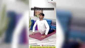 Bhujangasan in right position #yoga #strech #bhujangasana #youtubeshorts #fitness #health #trending