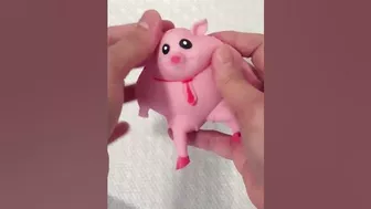 stretching and squishy fidget???? #viral #satisfying #squishy #stretching #piggy #popular #ytshort #fun