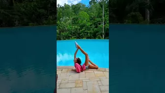 ???????? #music #flexibility #stretching #rek #sport #gimnastics #stretch #travel #indonesia #pool