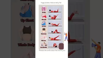 yoga pilates reduce belly fat #shorts #youtob