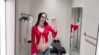 [4K] Transparent Clothes With Anastaisi | See-Through Try On Haul At The Mall