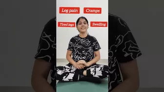 Effective yoga for Legs pain, cramps, swelling #shorts #yoga #ytshorts #trending #viral #beyogafied