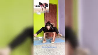 Keep doing ????️.#youtube #yoga #fitness #kavyakiduniya