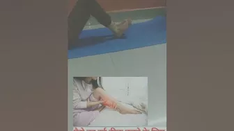 पैरो का दर्द ठीक करने के लिए रोजाना इसका अभ्यास करे✨ #yoga #yogaforbeginners #legpain #exercise