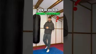 How do you kick without stretching?