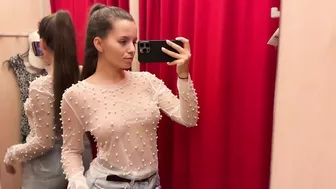 [4K] See-Through Try On Haul with MIRROR VIEW ???????? Transparent Clothes