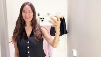 [4K] No Bra Challenge Try on Haul 2024 : Transparent Dress with Sasha 18+