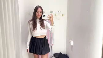 [4K] No Bra Challenge Try on Haul 2024 : Transparent Dress with Sasha 18+