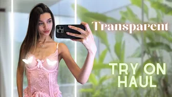 See-Through Try on Haul | Stylish Lingerie Pieces