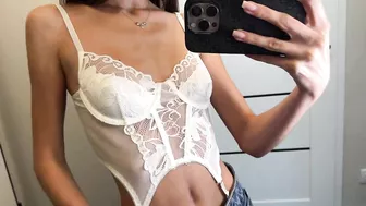 See-Through Try on Haul | Stylish Lingerie Pieces