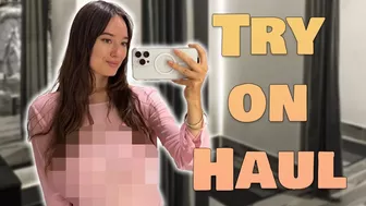 [4K] Transparent Dress | No Bra Challenge Try on Haul 2024