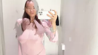 [4K] Transparent Dress | No Bra Challenge Try on Haul 2024