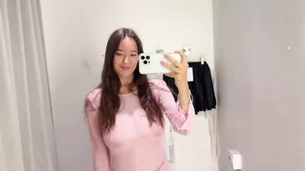 [4K] Transparent Dress | No Bra Challenge Try on Haul 2024