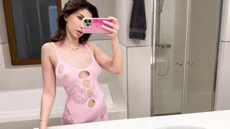 [4K] Transparent Try on Haul Lingerie | Fishnet See Through Bodysuits