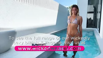 Hot Photoshoot BTS: Pool Time with Lauren + Wearing See-Through Bikini