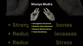 Shunya Mudra - powerful mudra #meditation #yoga #yogaforbeginners #vertigo #stressrelief #yogalife