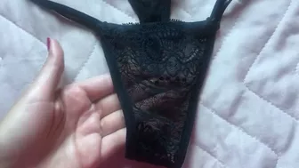 Mostrei Minha Lingerie Calcinha Preta de Renda ????‍♀️????‍♀️????‍♀️