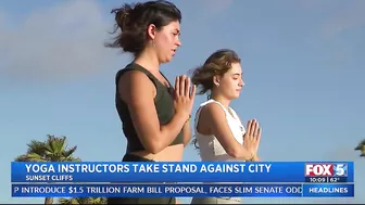 Yoga instructors take stand against city