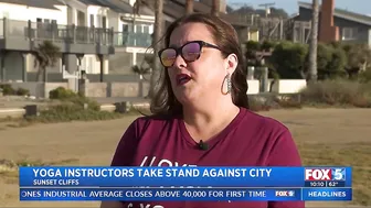 Yoga instructors take stand against city