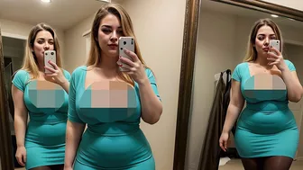 [4K] Sheer Dress Try On | Transparent Lingerie Try-On Haul at Mall Mirror View | no bra trend