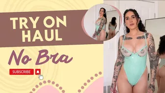 [4k] transparent clothing review try on haul | lingerie try on #tryonhaul2024 #transparent