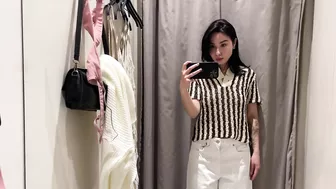 [4K] ???? Vikki's Transparent Try On Haul | Fashion Dressing Room Edition ????