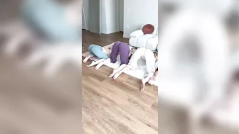 Four Girl Stretching Yoga Flow