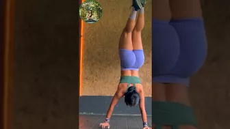 Flexible Yoga Walking Handstand #shorts