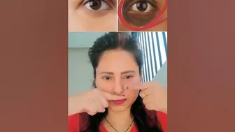 ♨️????one yoga for reducepuffyeyes,darkcircle,eye wrinkles, forehead wrinkle antiaging yoga try #shorts