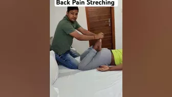 back pain stretching exercise|| कमर दर्द को कैसे ठीक करें|| #backpainrelief #youtubeshorts #back