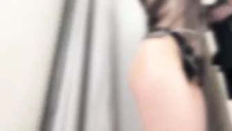 4K See-Through Outfit Transparent Try On Haul in Dressing Room