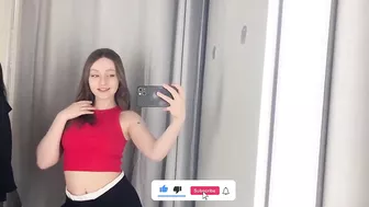 4K See-Through Outfit Transparent Try On Haul in Dressing Room