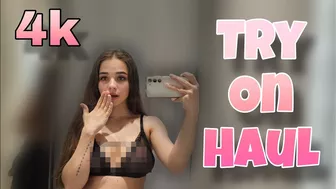 [4K] See-Through Clothes | Try on Haul with Mia (2024)