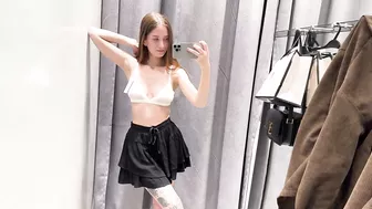 [4K] Transparent Lingerie Try-on Haul with Ellie Haul | See Through Haul 2024