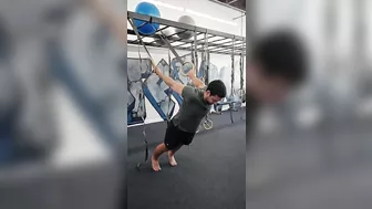 Deep Stretching with Rings at Chest Height