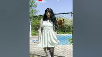 Summer dress try on haul lacey dress #alt #tattoo #tryonhaul #inked #tryon