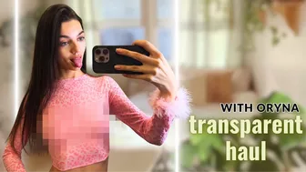 SEE-THROUGH Try On Haul 2024: NO BRA Trend with Oryna