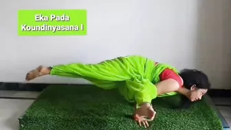 Try this challenge hot yoga morning practice how to middle splits leg stretching flexibility poses