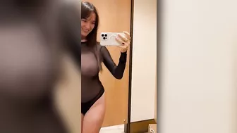 [4k]#transparent Try on Haul???????? #trending #viral #fashion #4k #fakebody #model#haul #ootd #seethrough