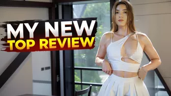 ???? My New Top Review - White, Tight and Elegant | Try on Haul Transparent | Transparent Fashion