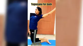 Yoga for flexible back #yogaforbeginners #fitness #yogapractice #ytshorts #yoga #fitness #yogaflow