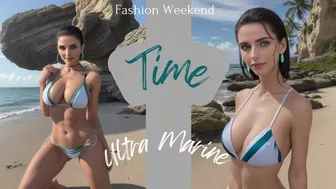 Trendy Bikinis in Mariner Themed Pastel Colors