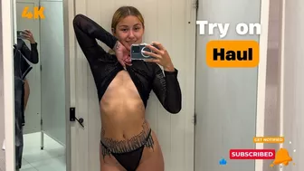 ????FULLY Transparent Clothes ⚡️Try-on Haul [4K]