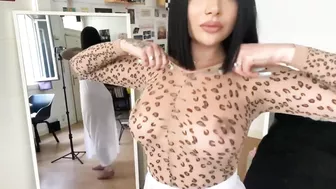 Opps I Showed Little bit more...| [4k] Try On Haul Transparent Clothes