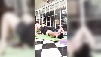 #kareenakapoorkhan nails her #yoga #workout #shorts #workoutmotivation #workout