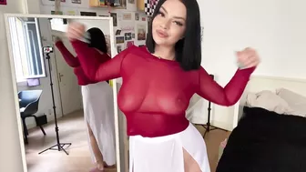 4K 18+ *TRANSPARENT* NO lingerie Try On Haul 2024