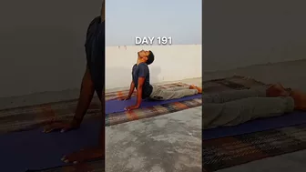 DAY 191 Challenge by @ABHIseFIT#shorts #yoga #daily #morning